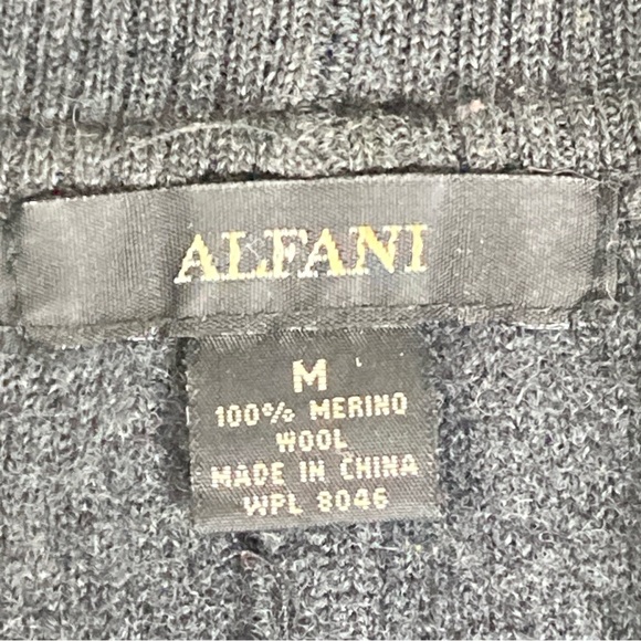 Alfani Charcoal Double-Breasted Pea Coat Merino Wool M Women’s Travel Cozy - Picture 3 of 13